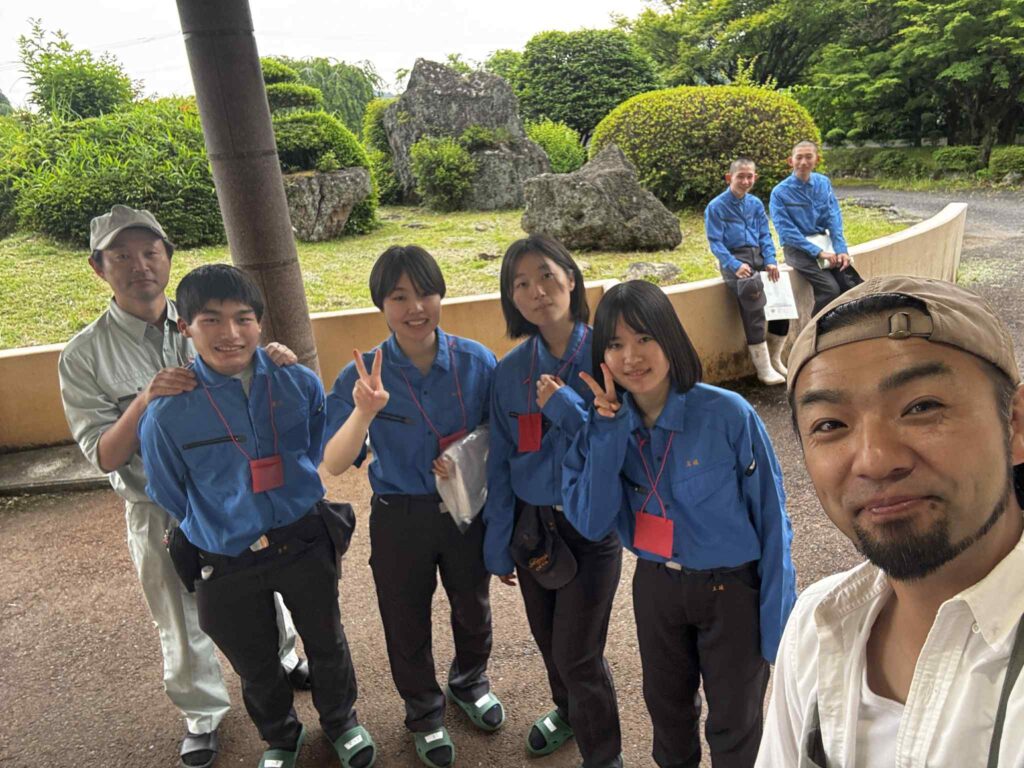 久住高原農業高校のみなさん